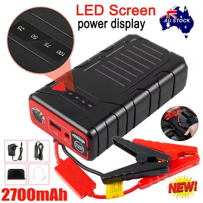 Portable 12V Car Jump Starter 27000mAh Power Bank Pack Battery Charger Booster • $38.99