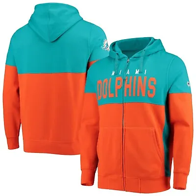 G-III NFL Miami Dolphins Prime Time Full Zip Hoodie Jacket CHOOSE SIZE • $52.95