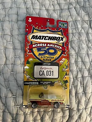 Matchbox Across America 50th Birthday Series California 1955 Chevrolet Bel Air • $4.50