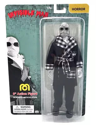 THE INVISIBLE MAN 8  MEGO Action Figure Classic Horror Movie Film Character • $15.14