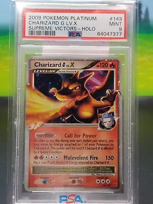 Pokemon Charizard G LV. X 143/147 Supreme Victors Ultra Rare Holo PSA 9 • $420