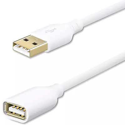 $15.99 • Buy Fasgear [10ft/3m] USB 2.0 Extension Cable - A Male To A Female Charging And Sync