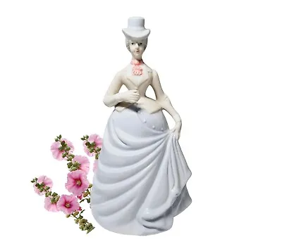 Vintage Victorian Lady Full Body Porcelain Woman With Hat & Dress/Marry Poppins  • $22.90