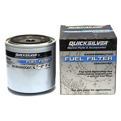 Quicksilver Water Separating Fuel Filter For Mariner Outboard Water Seperator • $35.37