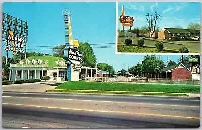 Alamo Plaza Courts Nashville Tennessee - Murfreesboro Road Motel - Postcard 5648 • $5.41