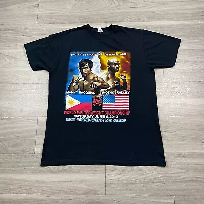 Manny Pacquiao Shirt Mens Extra Large Pacquiao Vs Bradley Boxing Championship • $49.99