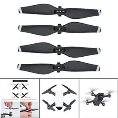$26.99 • Buy Quick-Release Propellers Parts For DJI Spark 4732S Drone White Rim 4 Pairs