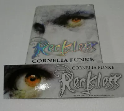 SIGNED 1st Edition HB Cornelia Funke-Reckless New W Promo Bookmark • £22.50