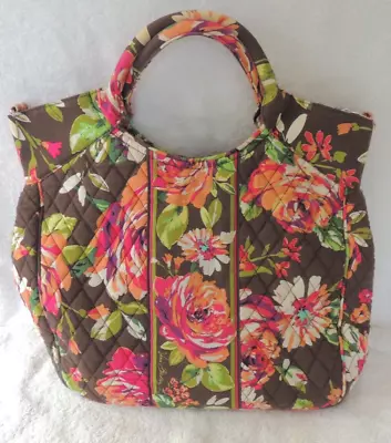 Vera Bradley - English Rose Two Way Tote - Bag Purse - EUC - Retired Winter 2012 • $23