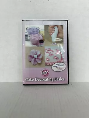 Wilton Cake Decorating Basics DVD 2006 Bonus Booklet Tips Guide Introduction • $19.95