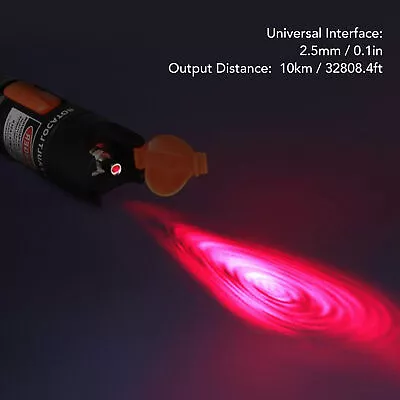 Visual Fault Locator VFL 10km 10mW Optical Fiber Red Light Test Pen Tool • $14.19