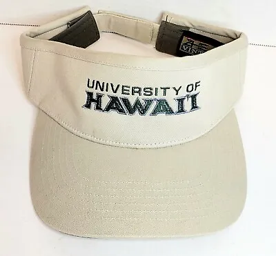 Vintage AHEAD Golf Tennis Visor University Of Hawai'i Adjustable • $19.99