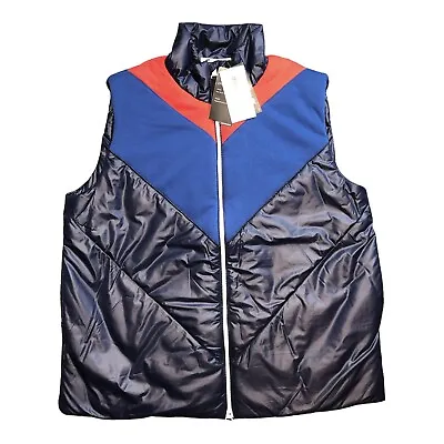 $99.99 • Buy Nb X Staud Oversized Puffer Vest | Peacoat Size Xl Womens