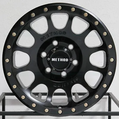 4-New 16  Method MR305 NV Wheels 16x8 6x5.5/6x139.7 0 Black Rims 108 • $1076