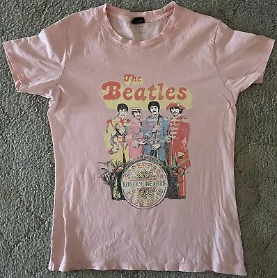 The Beatles Pink Sgt. Peppers Pre-loved T-Shirt Official Merch Size = S • $12