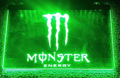 Monster Energy Logo LED Neon Light Sign For Home Bar Club Pub Gift Party Store • $23.99