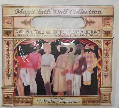 Vintage 1995 Magicloth Paper Doll Collection The Brittany Equestrian 8 Outfits • $15