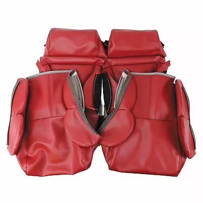 Corvette C4  Leather-Like  Vinyl Seat Covers Red Standard 1989-1992 • $537.99