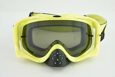 Crowbar MX Oakley Heritage Racer Green W/Dark Grey Lens Goggles Retina • $44.99