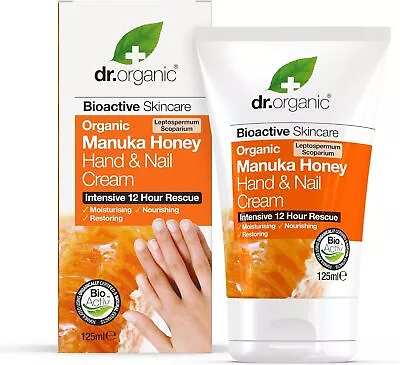 DR ORGANIC Manuka Honey Hand Amp Nail Cream 125 Ml • £10.53