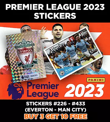 Panini Premier League Stickers 2023 #226 - #433 Everton - Manchester City • £0.99