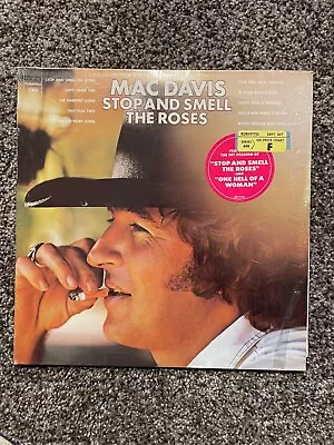 Mac Davis - Stop And Smell The Roses LP Columbia Records KC 32582 Vinyl 1974 VG+ • $2.75