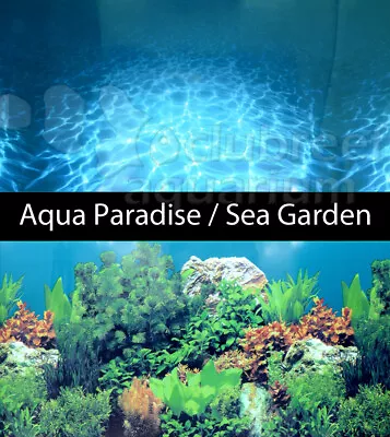 $16.97 • Buy Aqua Paradise/Sea Garden 2 Scene 24  Aquarium Background