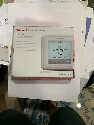 $30 • Buy Honeywell T6 Pro Home Thermostat (white) In Box