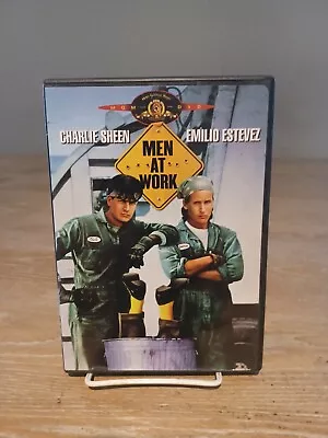 Men At Work - Charlie Sheen - Emilio Estevez [1990 Film] (DVD 2002) OOP • $19.89