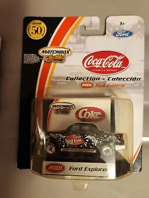 Matchbox Coca-Cola 2001 '01 Ford Explorer SUV Pickup Truck Black Diecast • $14