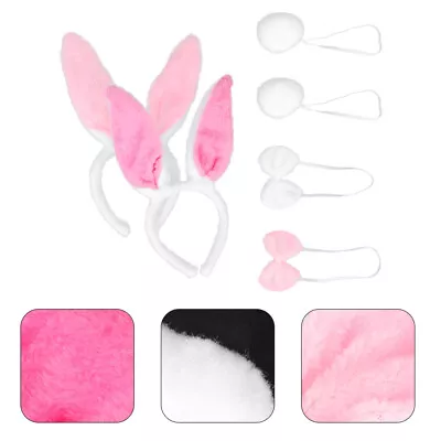  2 Sets Kids Halloween Costume Toddler Outfits Rabbit Headband Ear • £9.35