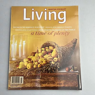 Martha Stewart Living Magazines November 2004 ~ Thanksgiving Decorations • $5.52