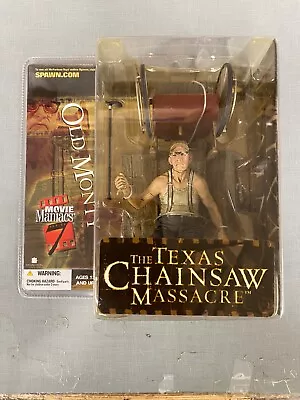 OLD MONTY McFARLANE TOYS MOVIE MANIACS TEXAS CHAINSAW MASSACRE - #sjul23-212 • $106.76