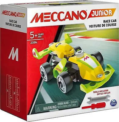 Meccano Junior Race Car Steam Model For Kids Aged 5 And Up • $22.82