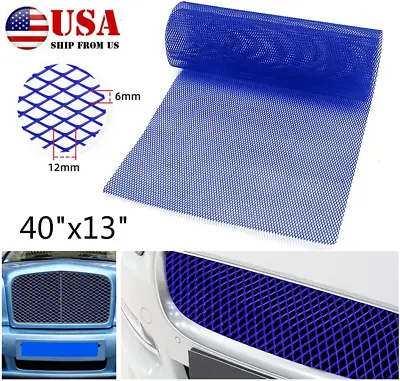 6x12mm Universal Aluminum Alloy Car Grill Mesh Front Bumper Hood Vent Net Grille • $17.94