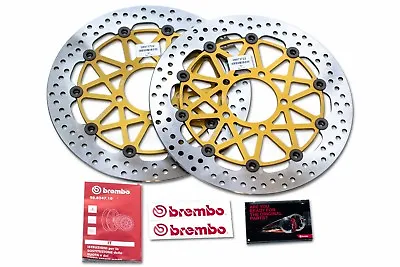 Kawasaki ZZR1400 2006+ 320mm Upgrade Brembo HPK SuperSport Front Brake Discs • £660