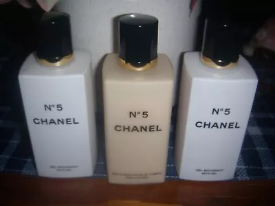 VINTAGE CHANEL No 5 GEL MOUSSANT BATH GEL  PLUS BONUS • $49.99