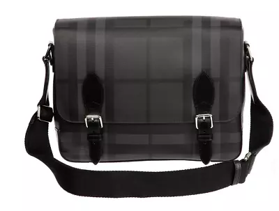 Burberry Men's London Check Medium Messenger Bag • $1500