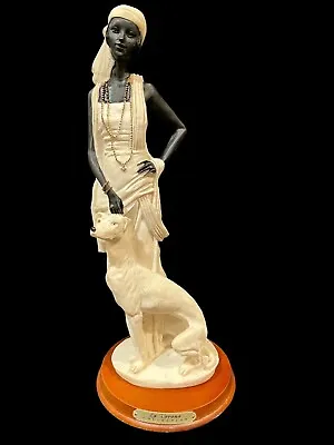 VTG LA VERONA LADY FROM ROARING 20’s WITH DOG FIGURINE STATUE • $30