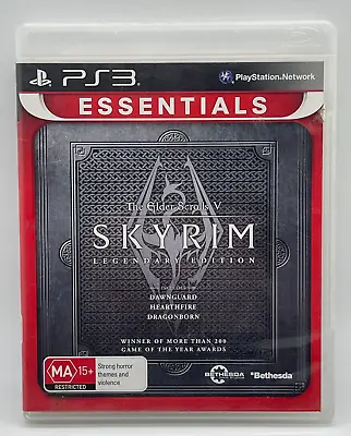 The Elder Scrolls V: Skyrim Legendary Edition | Sony Playstation 3 PS3 Game VGC • $11.99