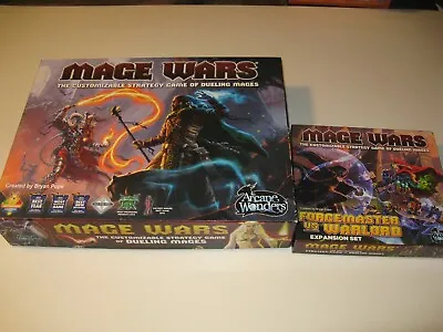 Mage Wars Core+Forcemaster Vs.Warlord Expansion UNUSED Dueling Wizards Arcane • $21.60