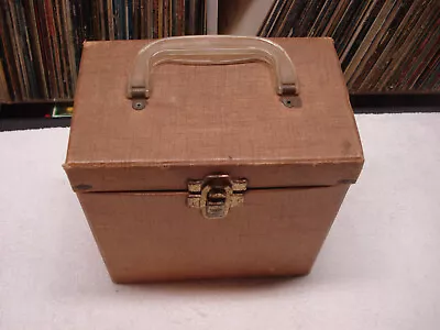 Vintage Amfile Platter-Pak 45 RPM Record Carrying Case Holder Includes Dividers • $15.99