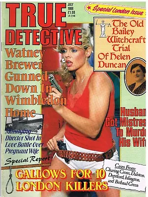 £1.99 • Buy Vintage July 1988 True Detective Magazine Occult Witchcraft Trial London Murder
