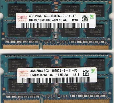 8GB (2x4GB Kit) HP Pavilion G7-1204sa  G7-1219wm G7-1222nr DDR3 Notebook Memory  • $19.95
