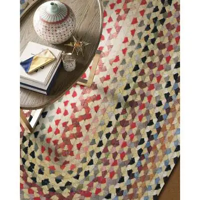 $84 • Buy Capel Rugs St. Johnsbury Wool Heavy Double Braid Country Lt. Gold Braided Rug