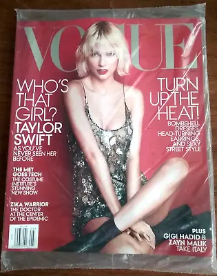 TAYLOR SWIFT Vogue Magazine May 2016 US American Edition SEALED NO LABEL • $44.89