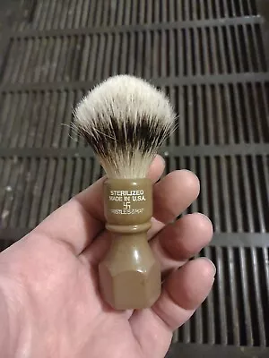 Vintage 💯 Year Old Shave Brush Restored With A New 16mm Badger Knot • $40