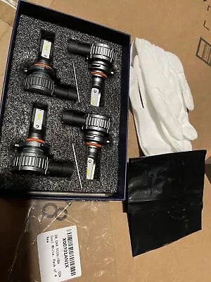 4Pack DR.CAR 9005 9006 Combo LED Headlight Low High Beam Bulbs Kit 6000K Cool US • $11.99