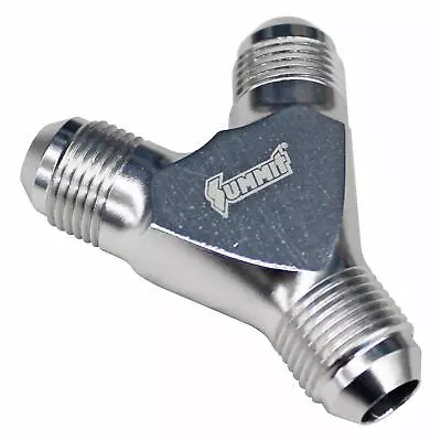Summit 220109C Fitting Y-Block Aluminum -8 AN Male Inlet -8 AN Male Outlets EA • $28.99