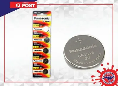 Panasonic CR1616 Li Battery 3V Coin Cell Batteries • $4.99